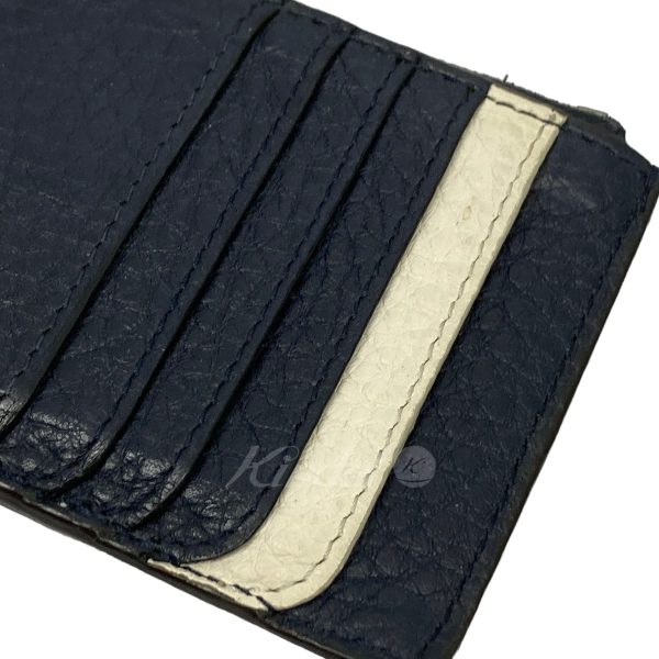 8080000312770 9 FENDI card case Blue Ivory