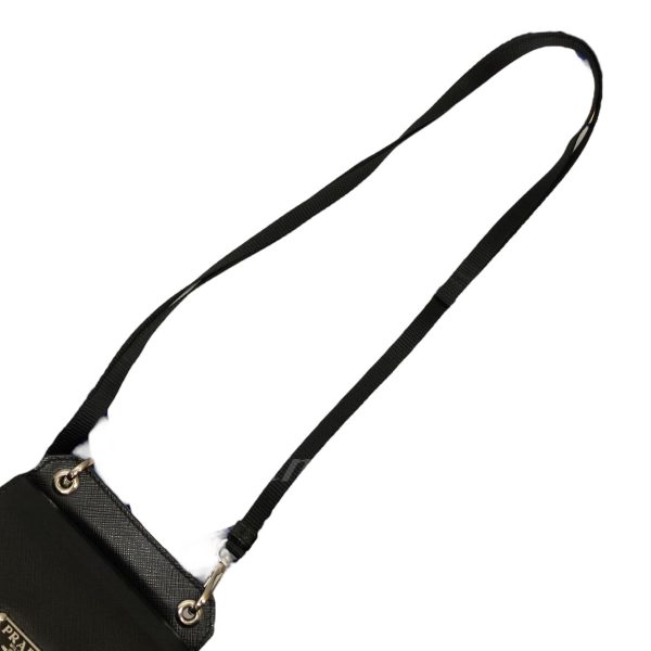 8080000390228 7 PRADA Saffiano Shoulder Pouch 2ZH068 Black