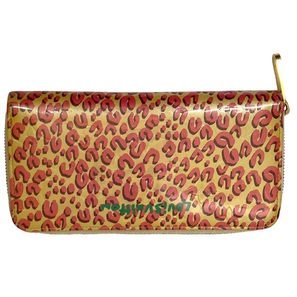 8080000398620 1 LOUIS VUITTON Animal leopard long wallet Zippy wallet Pink