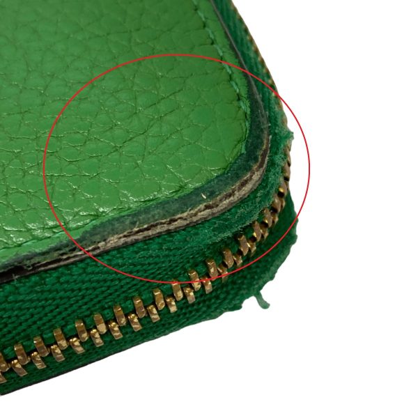 8080000425401 15 CELINE long wallet Green