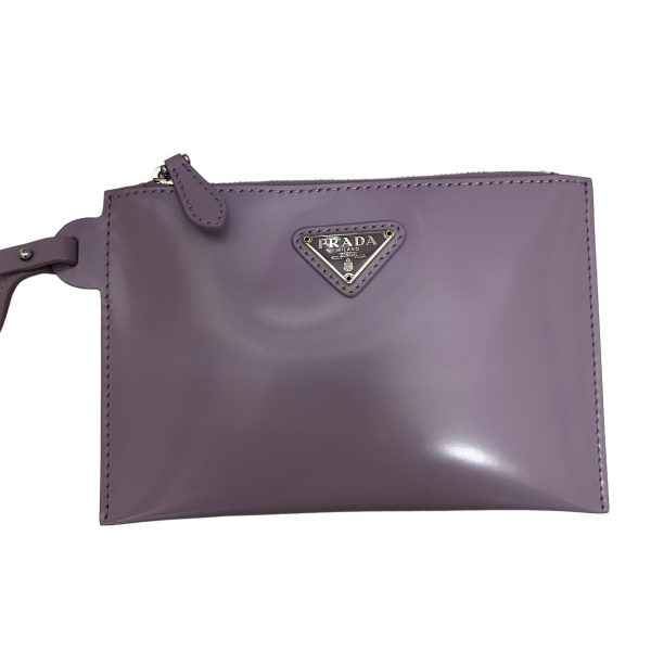 8080000425593 15 PRADA mesh handbag Purple