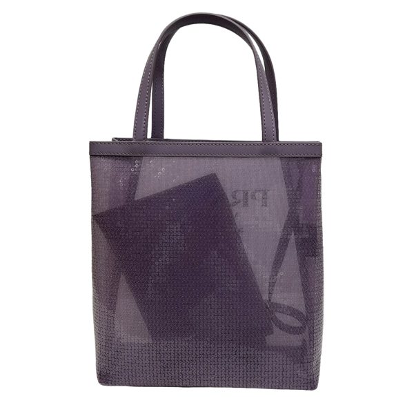 8080000425593 3 PRADA mesh handbag Purple