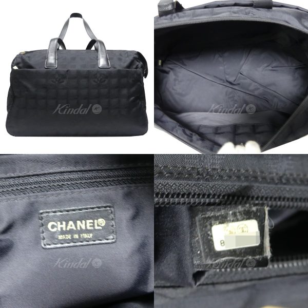 8081000056084 2 CHANEL Line Bag Handbag Black