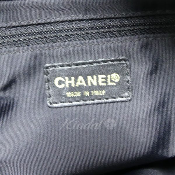 8081000056084 6 CHANEL Line Bag Handbag Black