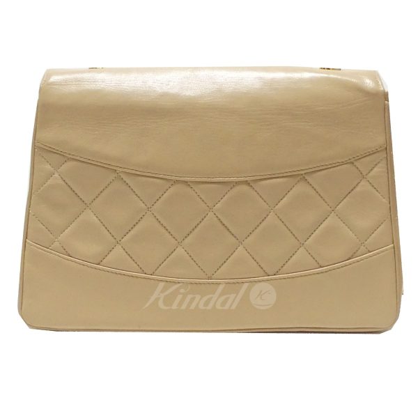 8081000056206 4 CHANEL Cocomark Matelasse Lambskin Turnlock Chain Bag Beige