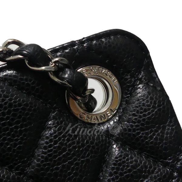 8081000062887 8 CHANEL Cocomark Matelasse Caviar Skin Chain Tote Bag Black