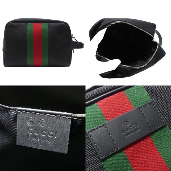 8081000068506 2 GUCCI clutch Shoulder bag black