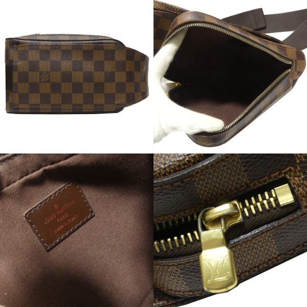 8081000068841 2 LOUIS VUITTON Damier Jeronimos Shoulder Body Bag Ebeine