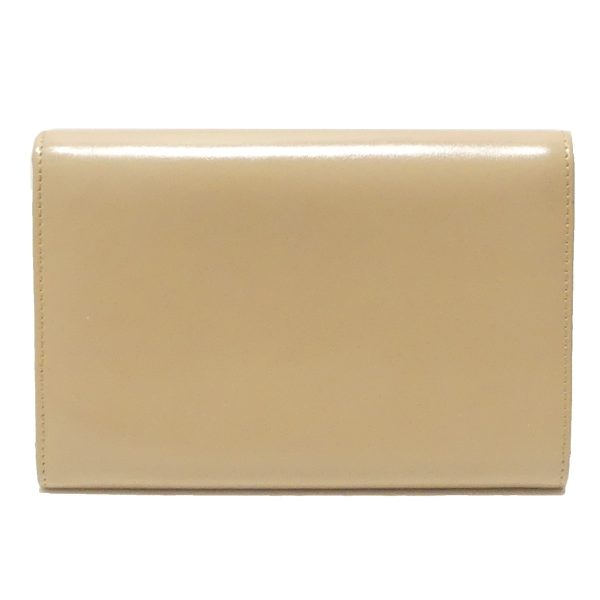 8081000070943 2 PRADA Triangle Plate Wallet Beige