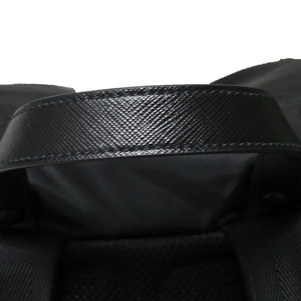 8081000071384 17 PRADA Re Nylon Saffiano backpack black