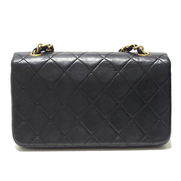 8081000074262 2 CHANEL Cocomark Matelasse 19 Full Flap Turnlock Single Chain Shoulder Bag Black