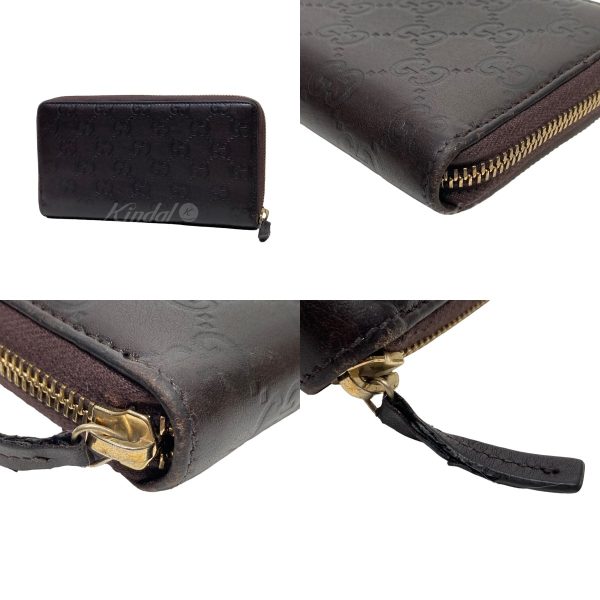 8082000229768 2 GUCCIGG long wallet brown