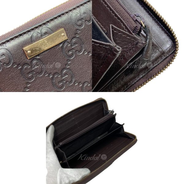 8082000229768 3 GUCCIGG long wallet brown