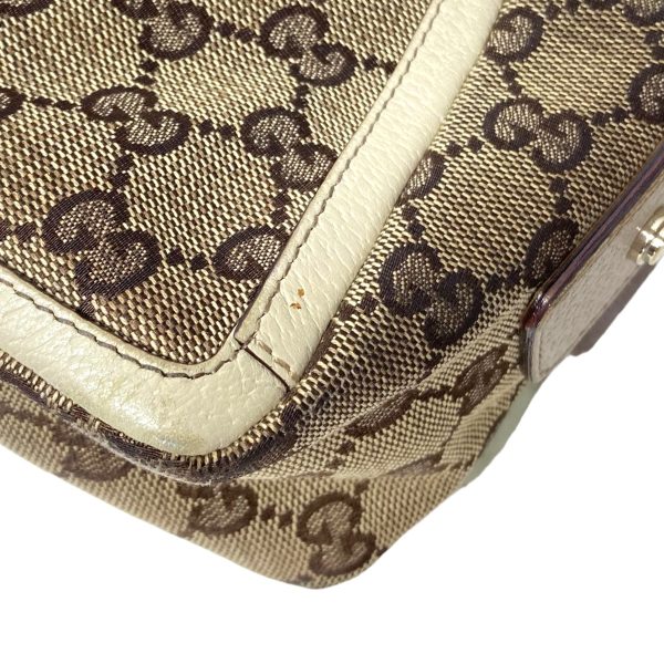 8082000314501 13 GUCCI GG handbag brown beige