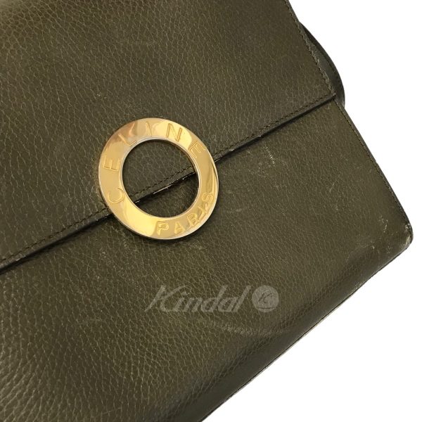 8083000078639 8 CELINE Circle Shoulder Bag Olive