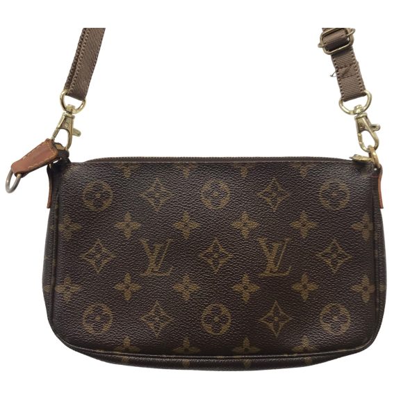 8083000124701 12 LOUIS VUITTON Takashi Murakami Cherry Pochette Accessory Brown