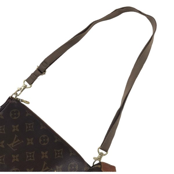 8083000124701 14 LOUIS VUITTON Takashi Murakami Cherry Pochette Accessory Brown