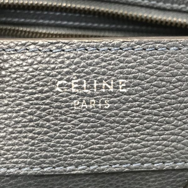 8083000132478 14 CELINE Luggage Micro Shopper Handbag Blue