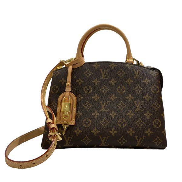 8084000095893 1 LOUIS VUITTON Petit Palais PM Monogram Brown