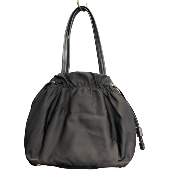 8086000107996 2 PRADA Round Tote Bag Black