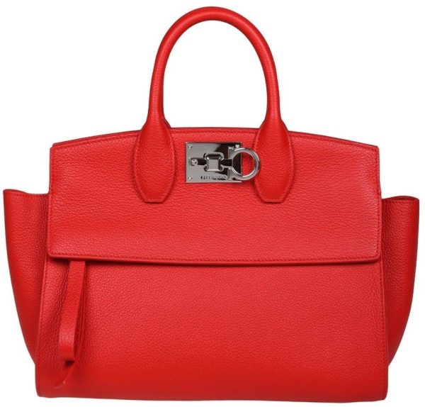 810b47cb0d01d3f ia 1 Ferragamo Spring Summer Tote Bag Flame Red