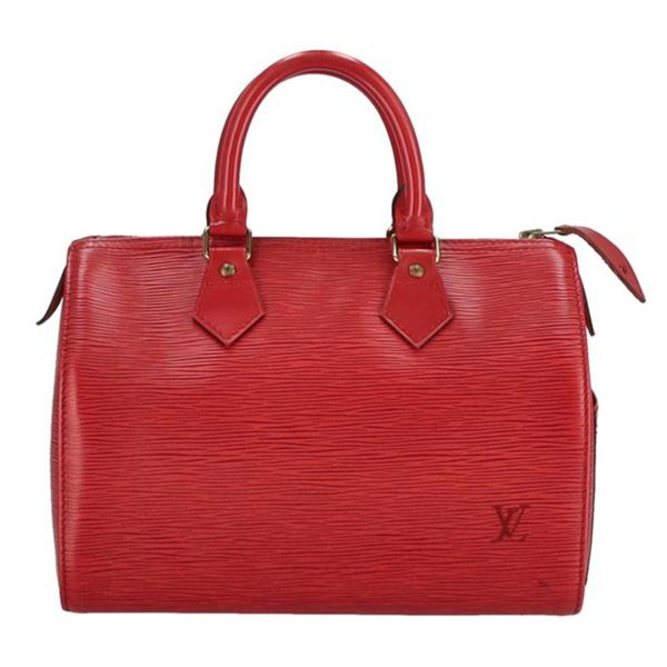 85575 1 LOUIS VUITTON Speedy Epi Castilian Red M43017 Bag