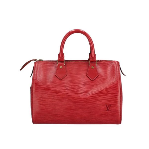 85575 2 LOUIS VUITTON Speedy Epi Castilian Red M43017 Bag