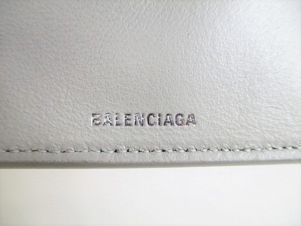 8700 10 Balenciaga Cash Mini Wallet Calfskin Wallet Black