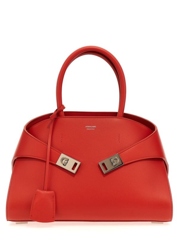 879a72486702d7f ia 1 Ferragamo Flame Red Tote Bag