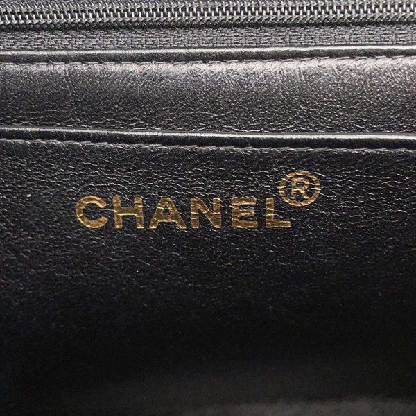 8863348 13 Chanel Handbag Matelasse Caviar Skin Top Handle Black