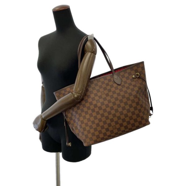 8913982 05 Louis Vuitton tote bag Damier Ebene Neverfull MM