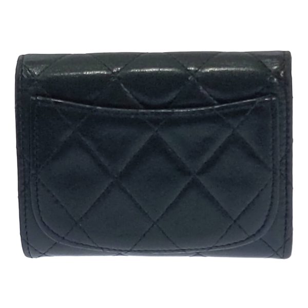 8cca0735l 3 CHANEL Wallet CocoMark Lambskin Coin Case Coin Black