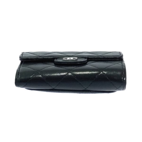 8cca0735l 5 CHANEL Wallet CocoMark Lambskin Coin Case Coin Black