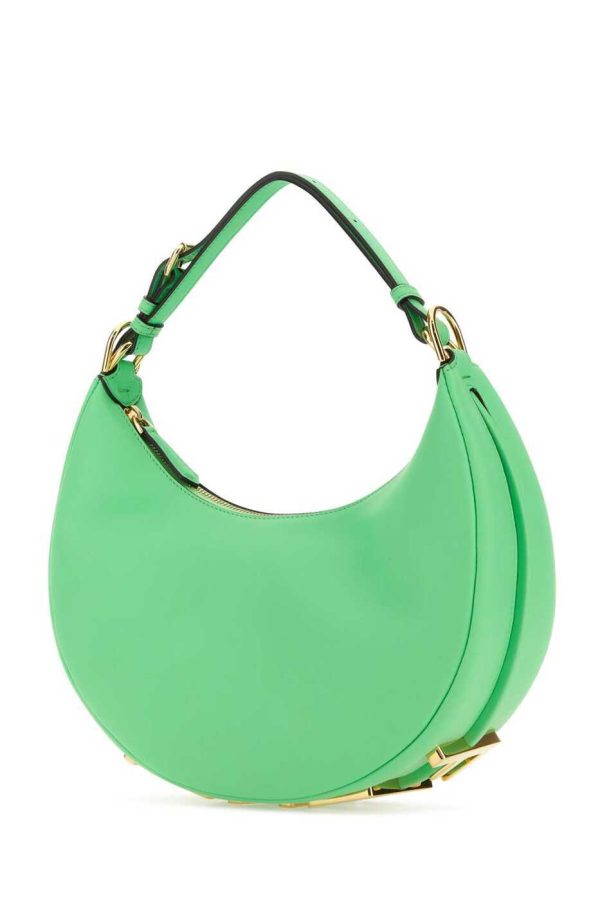 8fcfc3f898906fd ia 2 Fendi Green Tote Shoulder Bag