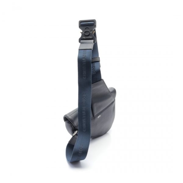 900482 1 DIOR SADDLE body bag Blue