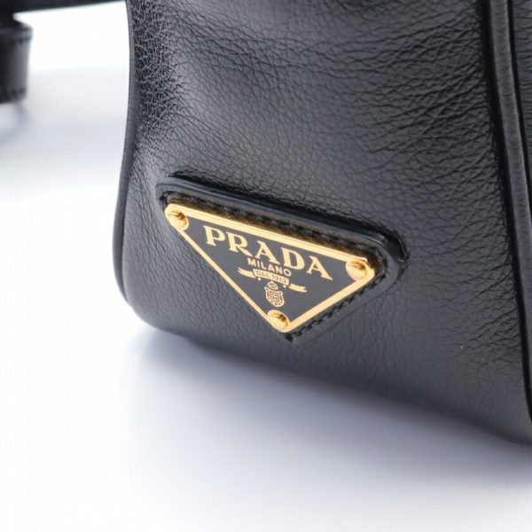 900491 4 PRADA GLACECALF shoulder bag black