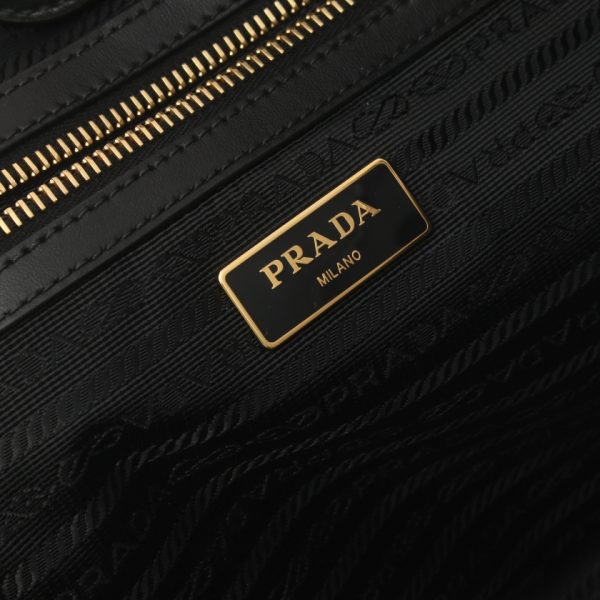 900768 3 PRADA TESSUTO SOFT shoulder tote bag nylon black