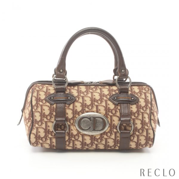 901439 Christian Dior Trotter handbag beige brown