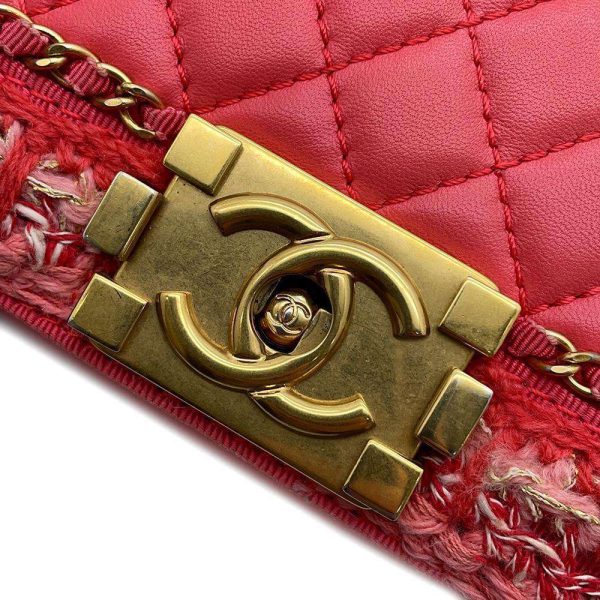 9109865 13 Chanel Chain Shoulder Bag Boy Chanel Matelasse Lambskin Tweed Bag