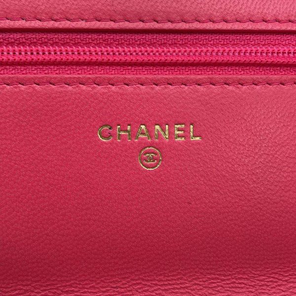 9163799 14 CHANEL Chain Wallet 19 Matelasse Coco Mark Quilted Lambskin AP0957 Wallet