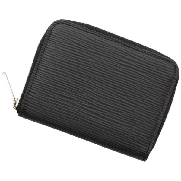 9179899 01 Louis Vuitton Coin Case Epi Zippy Coin M60152 Wallet Coin Black