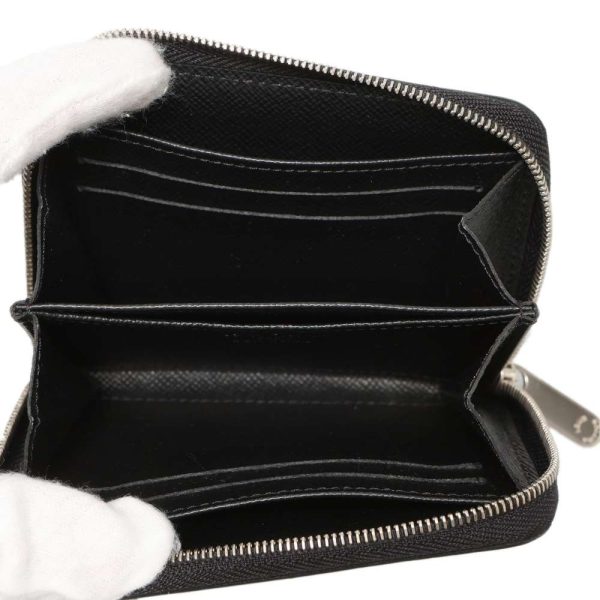 9179899 04 Louis Vuitton Coin Case Epi Zippy Coin M60152 Wallet Coin Black