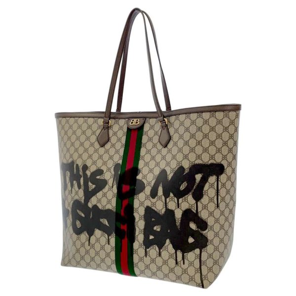 9180635 01 Balenciaga Tote Bag Zahacker Project Graffite Large