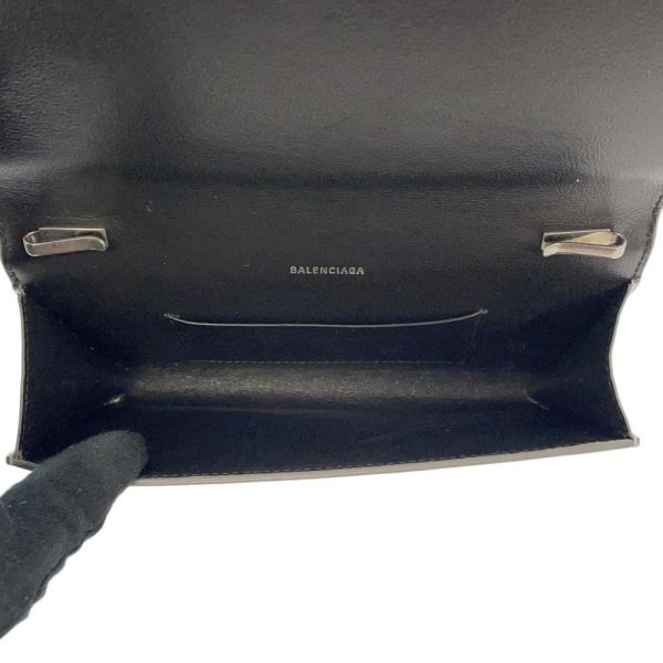 9180901 06 Balenciaga BB Phone Holder Black