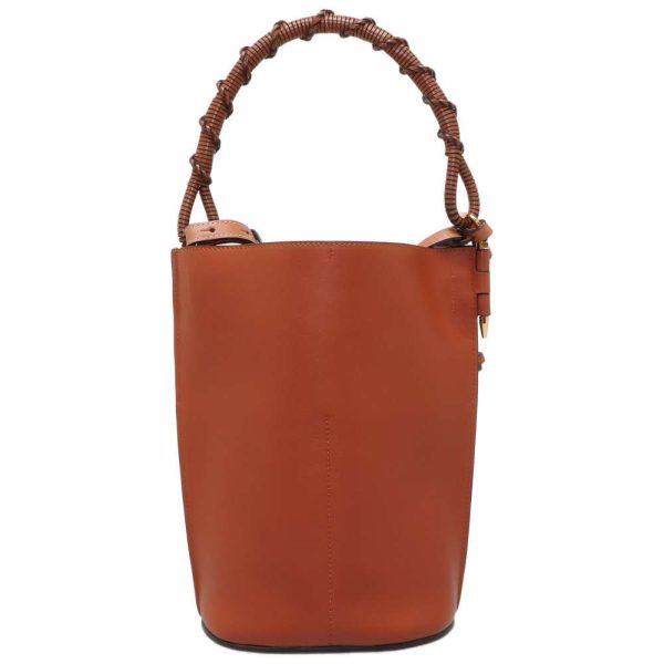 9184251 03 LOEWE Gate Bucket Handbag Brown