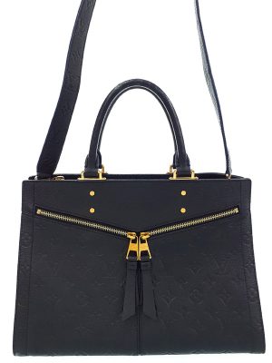 9240097670019 Prada Brick Saffiano Leather Bag 2WAY Black