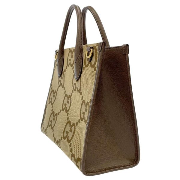 9254053 02 Gucci Jumbo GG 2way Tote Bag Brown