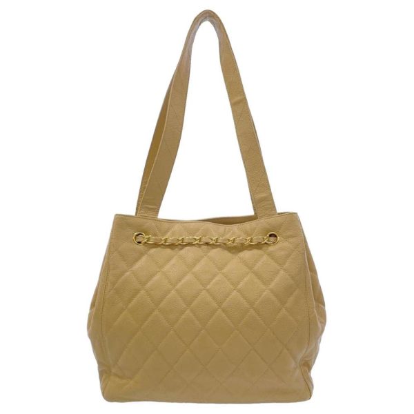 9255548 03 CHANEL Tote Bag Matelasse Turnlock Coco Mark Caviar Skin