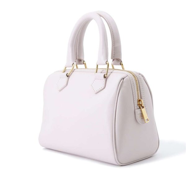 9294219 02 Celine Triomphe Small Handbag White