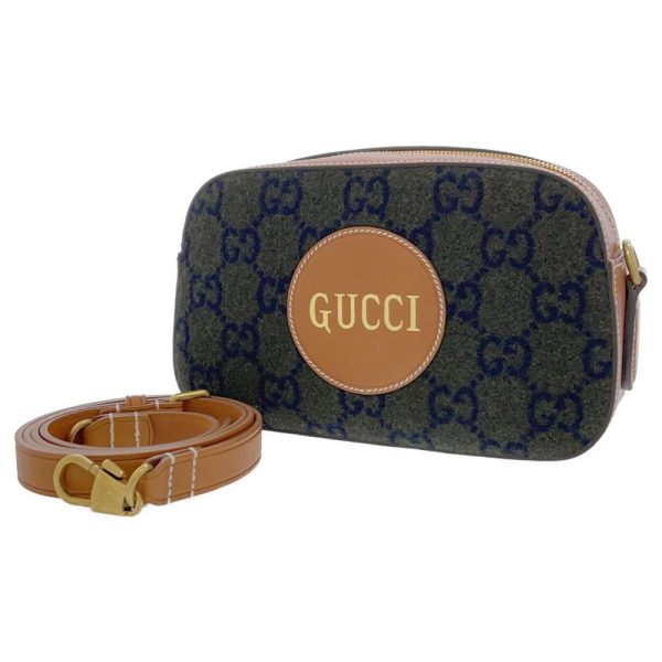 9294509 01 Gucci Script Wool Shoulder Bag